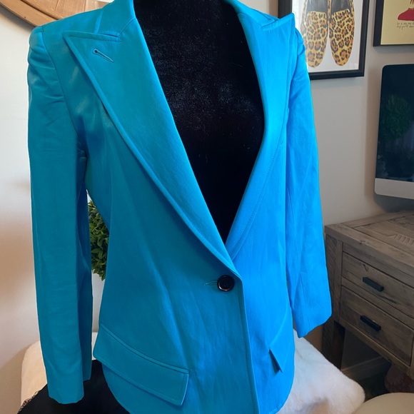 SMYTHE BLUE BLAZER SZ 6 - Picture 3 of 10